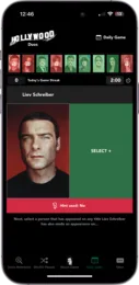 Daily Game: pick a title Liev Schreiber has appeared in, against a two-minute timer